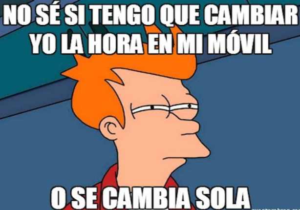 Memes del horario de invierno