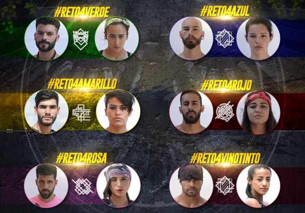 Parejas de Reto 4 Elementos