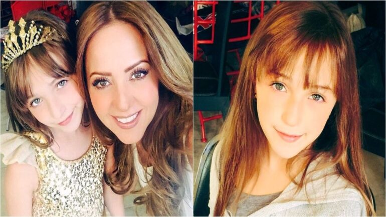 Nina es la hija de Andrea Legarreta