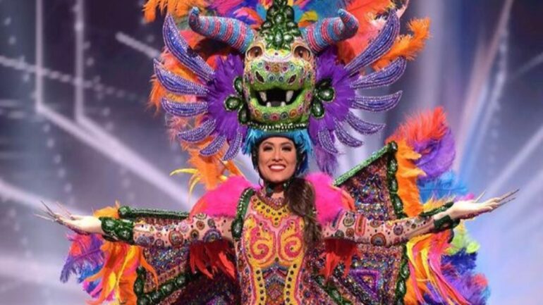 Traje típico de Andrea Meza