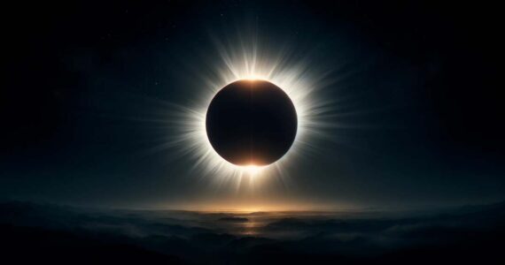 Ruta del eclipse solar del 8 de abril