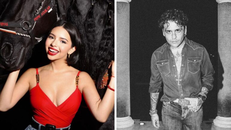 Christian Nodal y Ángela Aguilar